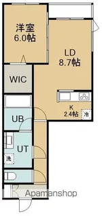 フレンシア松陰【4階】の間取り